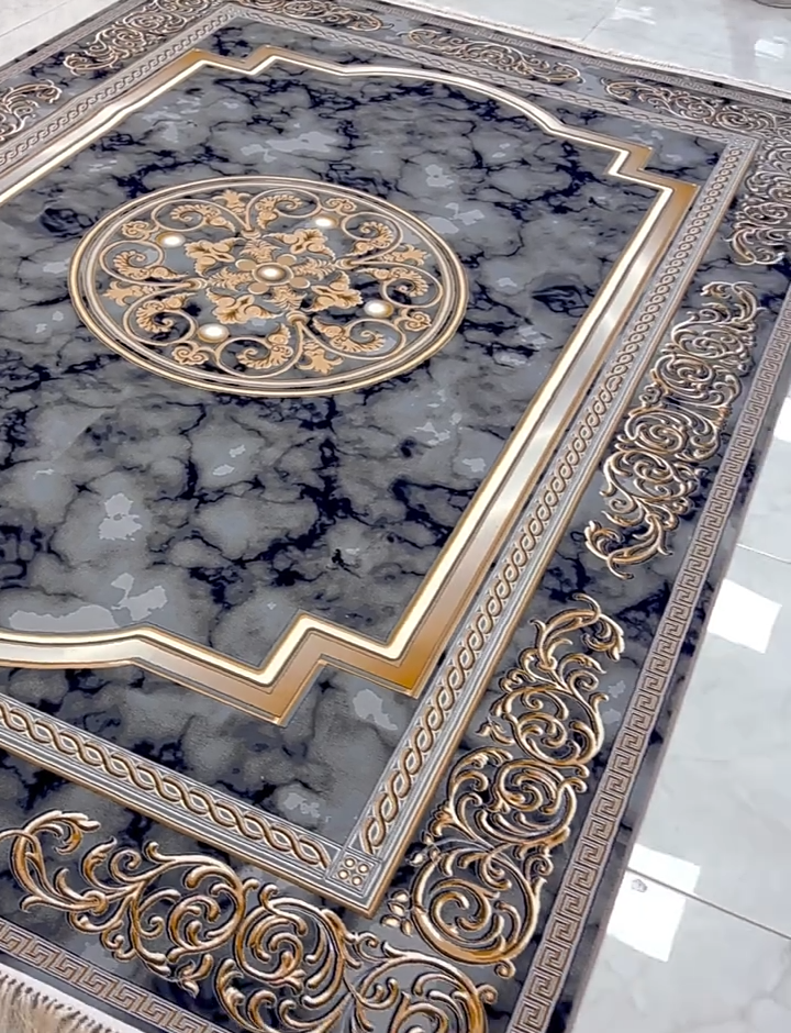 Elite Persian Carpet – Marble Finish Series