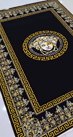 Medusa Edition Carpet – Black & Gold