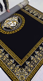 Medusa Edition Carpet – Black & Gold