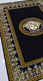 Medusa Edition Carpet – Black & Gold