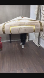 Luxury Royale Heritage Carpet – Golden Ivory