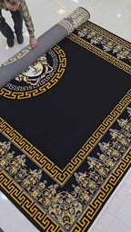 Medusa Edition Carpet – Black & Gold